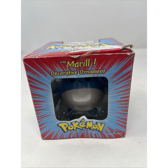 Nintendo Other - Vintage Pokémon Decorative Christmas Ornament 1999 Marill Nintendo